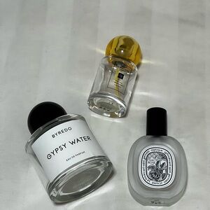 Empty perfume bottles